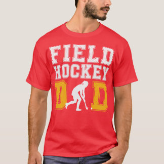 T-shirt Papa de l'équipe de hockey