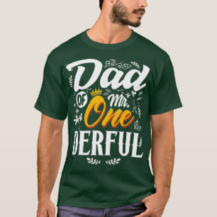 T-shirt Papa de M. Onederful 1er anniversaire Premier OneD