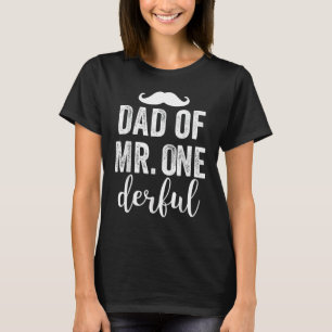 T-shirt Papa De M. Onederful Père Vintage Fils De Correspo