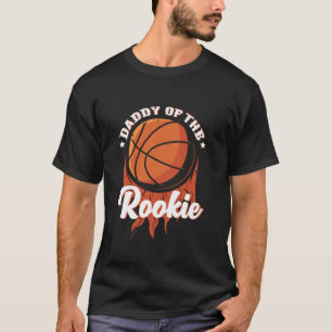 T-shirt Papa de Rookie Année 1er Anniversaire Basketball T