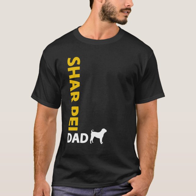 T-shirt Papa de Shar Pei (Devant)
