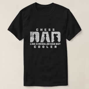 T-shirt Papa d'échecs drôle comme un papa normal mais en p