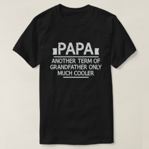 T-shirt Papa Définition Drôle Signification Cool Fête des 