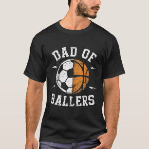 T-shirt Papa des Llers Sketll Soccer Ll Fête des Pères Coa