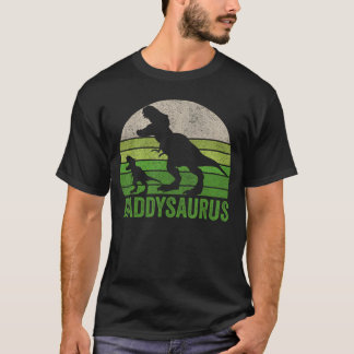 T-shirt Papa dinosaure drôle Daddysauruss garçon