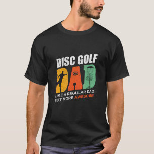 T-shirt Papa Disc Golf Homme Vintage  Citation  Golf de di