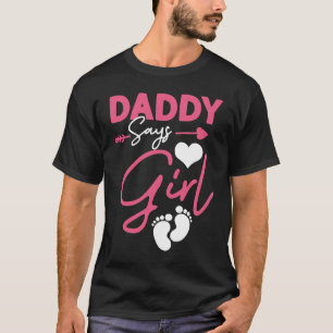 T-shirt Papa dit Fille bébé jumeler famille