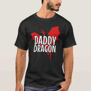 T-shirt Papa Dragon Mythique Légende Créature Père