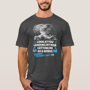 T-shirt Papa Drôle Regarde-Toi Atterrir Ma Mère Qui Me Pre