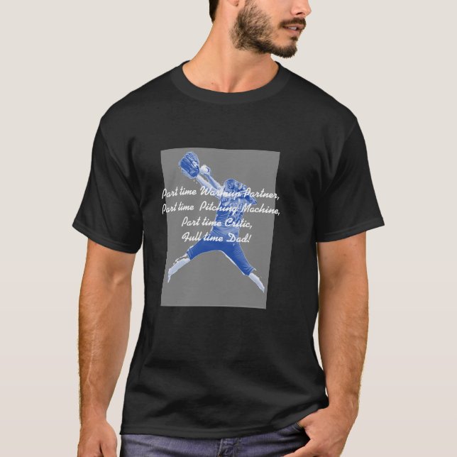 T-shirt Papa du base-ball (Devant)