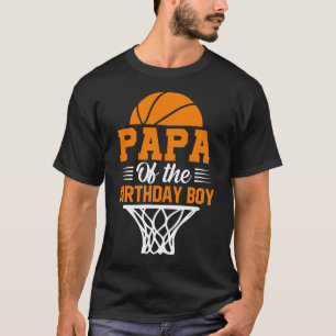 T-shirt PAPA Du Basket-Ball Pour Enfants