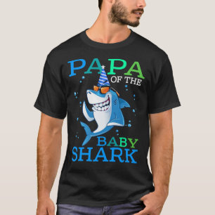 T-shirt PAPA Du Bébé Requin Anniversaire Frère Requin Chir