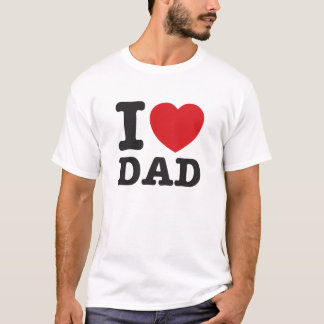 T-shirt Papa du coeur I chic