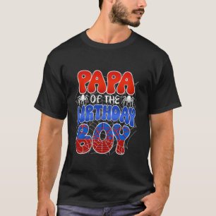 T-shirt PAPA du costume de garçon d'anniversaire Spider We