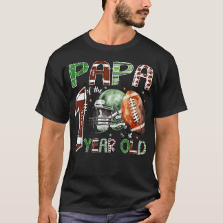 T-shirt Papa du fan de football de 1 an 1er