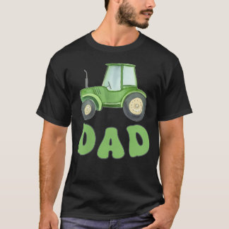 T-shirt Papa du garçon qui fête son anniversaire Tracteur