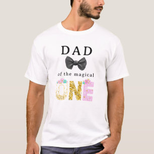 T-shirt Papa du Magical One Unicorn 1er anniversaire