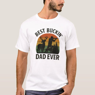 T-shirt Papa du meilleur Buckin | Chemise du Fête du Père