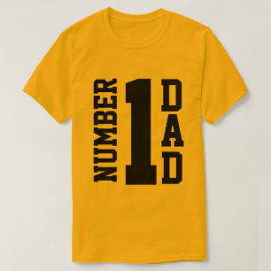 T-shirt Papa du numéro 1