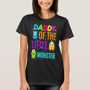 T-shirt Papa Du Petit Monstre Anniversaire Famille Monste