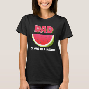 T-shirt Papa d'un dans une famille melon correspondance pa