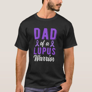 T-shirt Papa d'un guerrier Lupus Papa Lupus Papa combattan