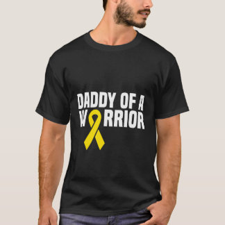 T-shirt Papa d'une leucémie guerrière enfants Cancer de l'