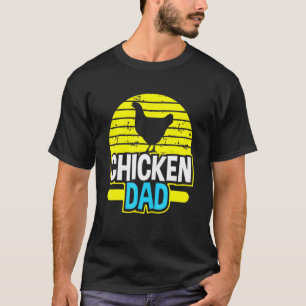 T-shirt Papa éleveur de poulets Fermier  Volailles Amoureu