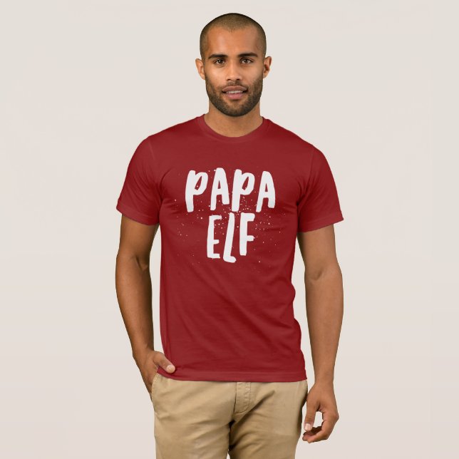 T-shirt Papa Elf (Devant entier)