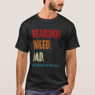 T-shirt Papa Enceint À Led Comme Un Papa Normal Mais Badas