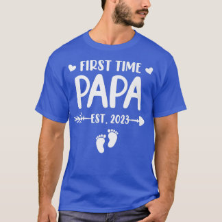 T-shirt Papa Est 2023 Bientôt Être Papa Genre Re