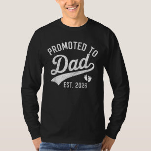 T-shirt Papa Est 2026 Futur Papa 2026