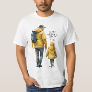 T-shirt Papa et filles personnalisées (13)