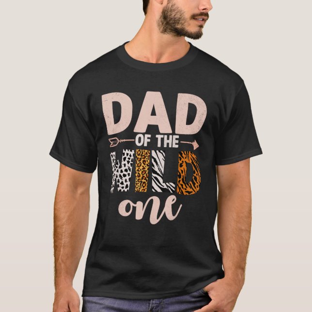 T-shirt Papa Et Maman Du Sauvage Un Anniversaire Fille Fam (Devant)