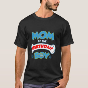 T-shirt Papa Et Maman Famille De Chiens D'Anniversaire De