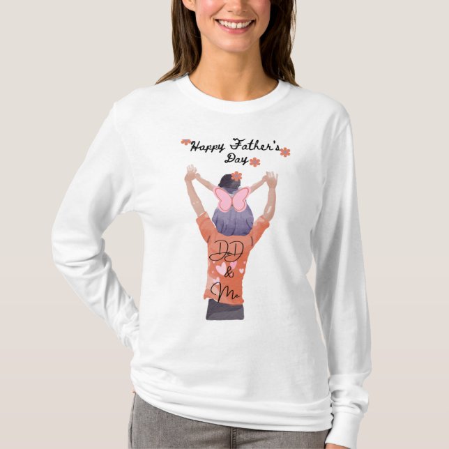 T-shirt Papa et moi (Devant)