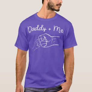T-shirt Papa et moi Meilleur papa Jamais Fist Bump Fist Pè