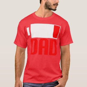 T-shirt Papa fatigué drôle sans sommeil batterie faible vi