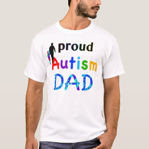 T-shirt Papa fier d'autisme