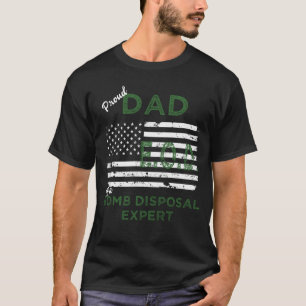 T-shirt Papa fier d'un expert en matière EOD de déminage