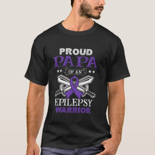 T-shirt Papa Fière D'Une Famille De Guerriers Épileptiques