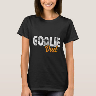 T-shirt Papa Gardien De But De Hockey Sur Glace D'un Père