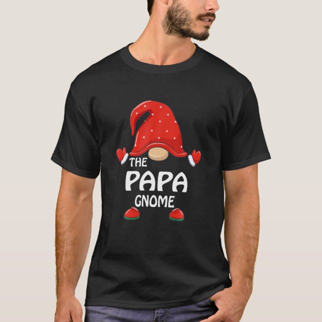 T-shirt Papa Gnome Funny Christmas Correspondant Family Py (Devant)
