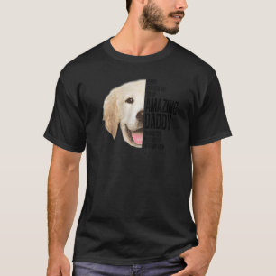 T-shirt Papa Golden Retriever Joyeuse Fête des Pères À Mon