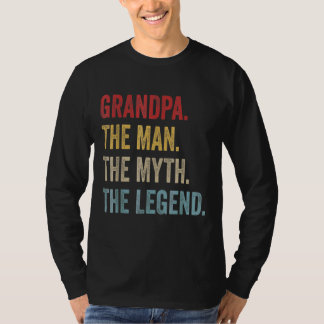 T-shirt Papa Grand Homme La Légende La Légende Fête des P