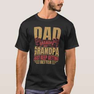 T-shirt Papa grand-père grand-père grand-père Graphic