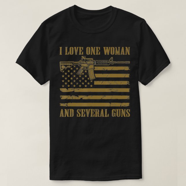 T-shirt Papa Grand-père Vétérinaire US Drapeau J'aime Une  (Design devant)