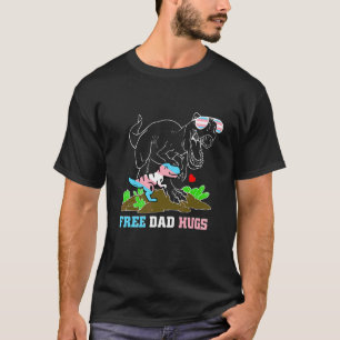 T-shirt Papa Gratuit Accouades Dinosaur Rex Daddy Trans So