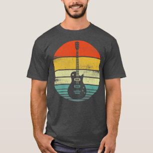 T-shirt Papa guitariste, grand-père, fils amis, Guit Vinta
