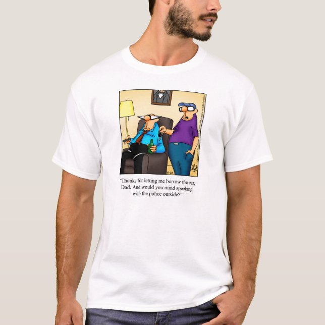 T-shirt Papa Humour Tee - shirt "Spectickles" (Devant)